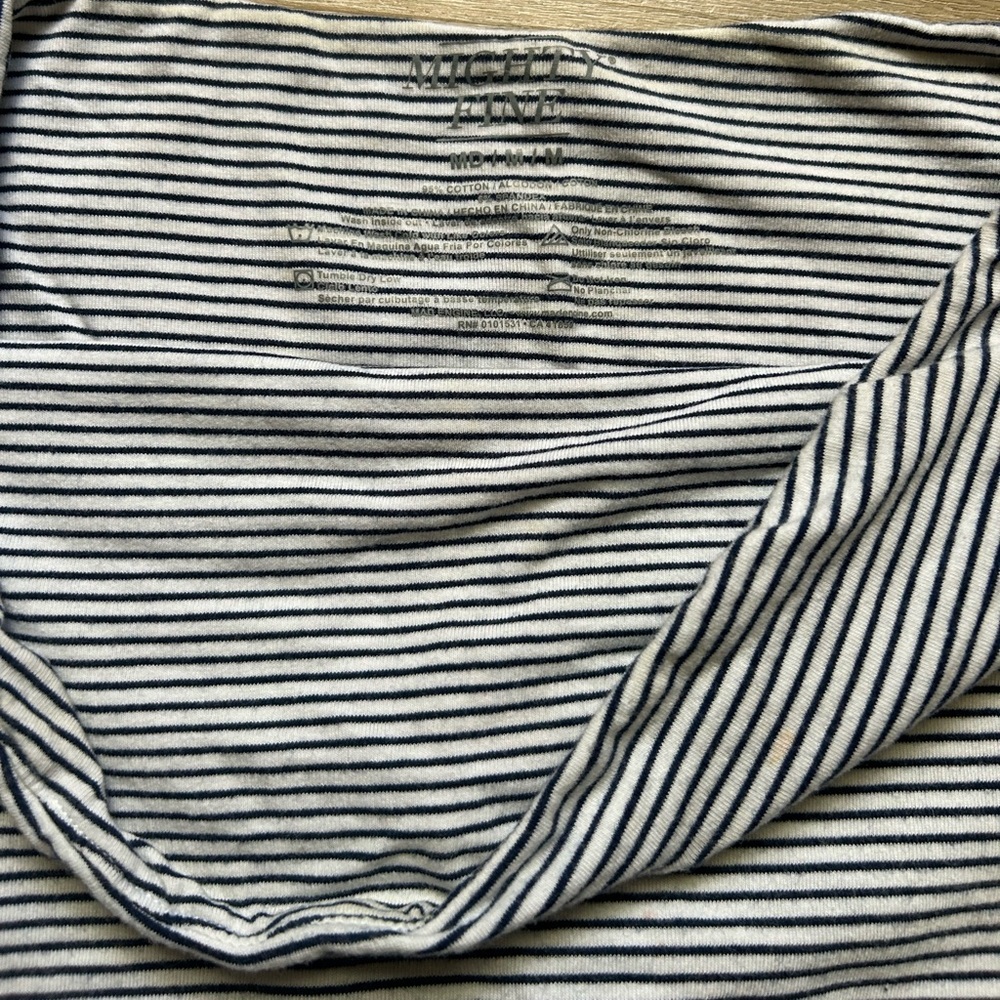 Might Fine Medium Striped Tube Top - Picture 3 of 3